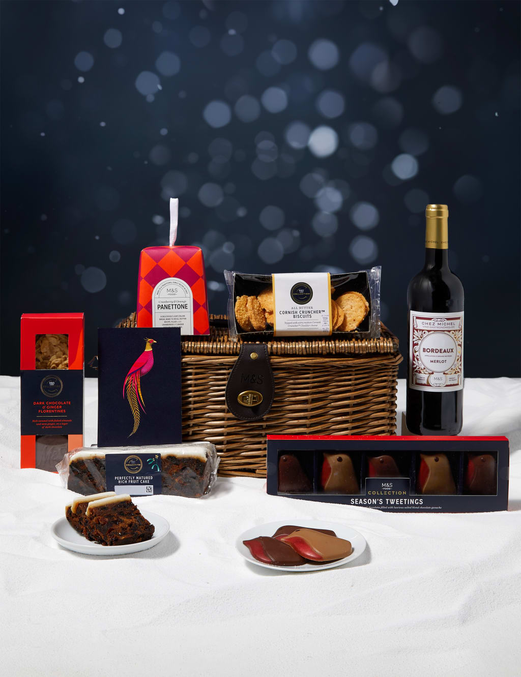 M&S launch Christmas hamper range including 'beautiful' light-up collection  - Mirror Online