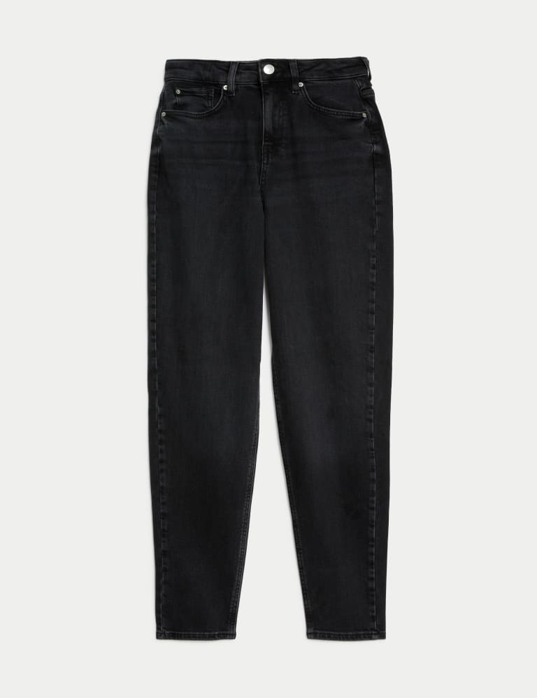 Debbie High-Waisted Plus Mom Jeans