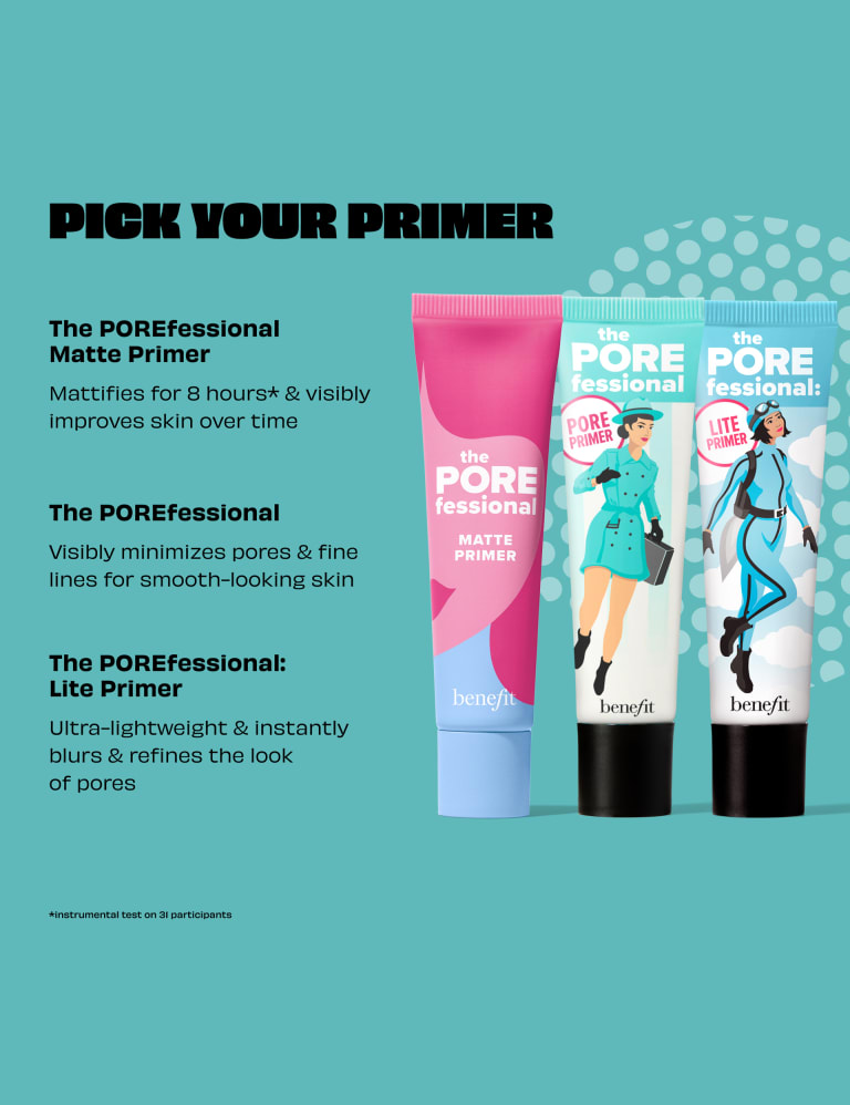 The POREfessional Lite Face Primer Mini 7.5ml | BENEFIT | M&S