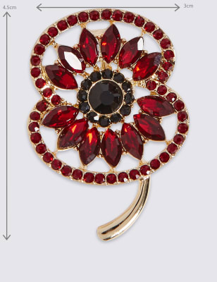 M&s 2025 poppy brooch