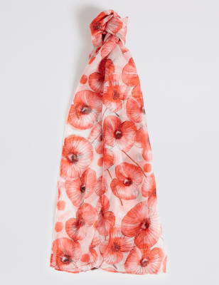 m&s silk scarf