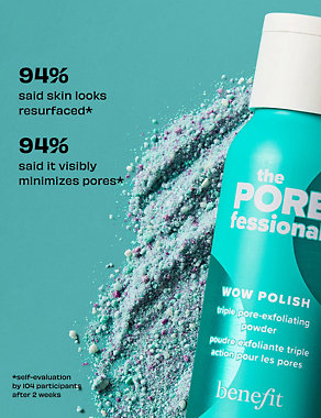 The Porefessional Wow Polish 30 Second Triple Pore Exfoliating Powder 45g Image 2 of 8