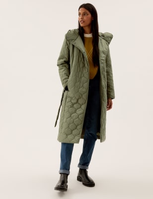 Green coat marks and spencer sale