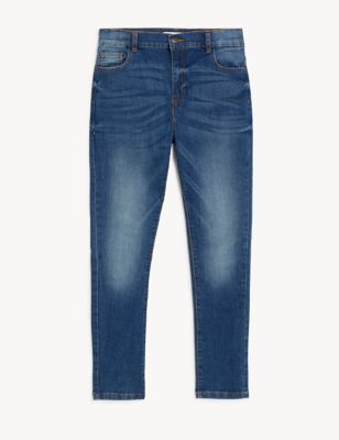 The Smith Skinny Fit Cotton with Stretch Jeans (3-16 Yrs) Image 2 of 6