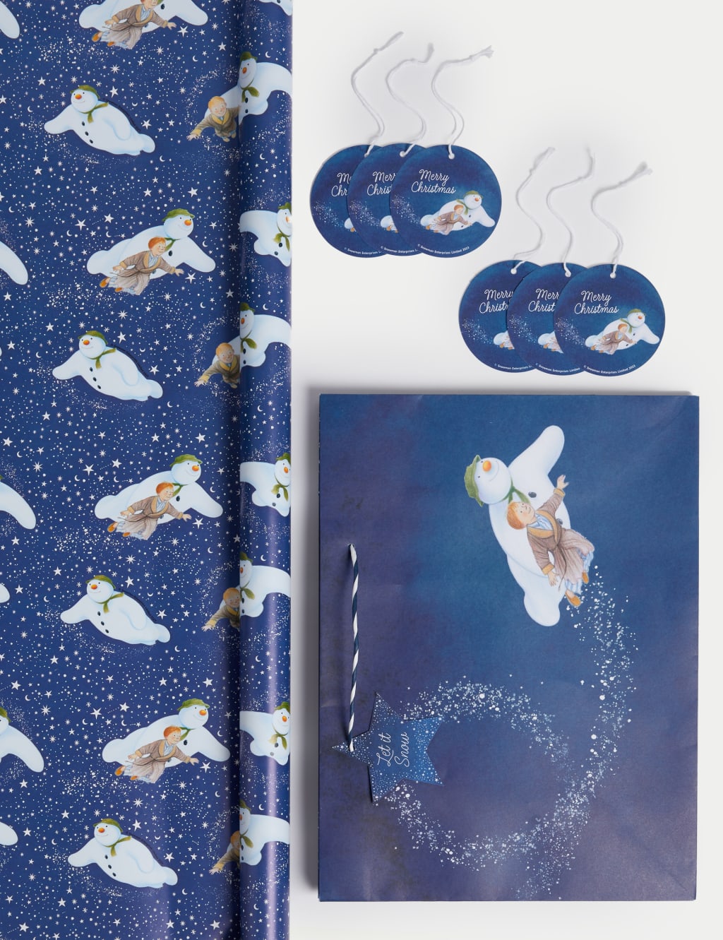 Snowman wrapping paper clearance