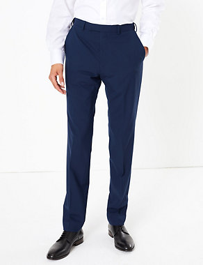 The Ultimate Big & Tall Blue Skinny Fit Trousers Image 2 of 6