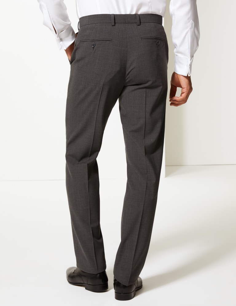 The Ultimate Big & Tall Charcoal Tailored Fit Trousers 3 of 4