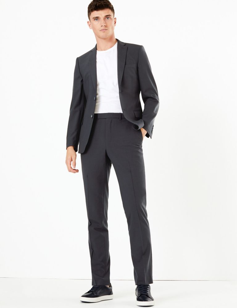 The Ultimate Big & Tall Navy Slim Fit Trousers 5 of 5