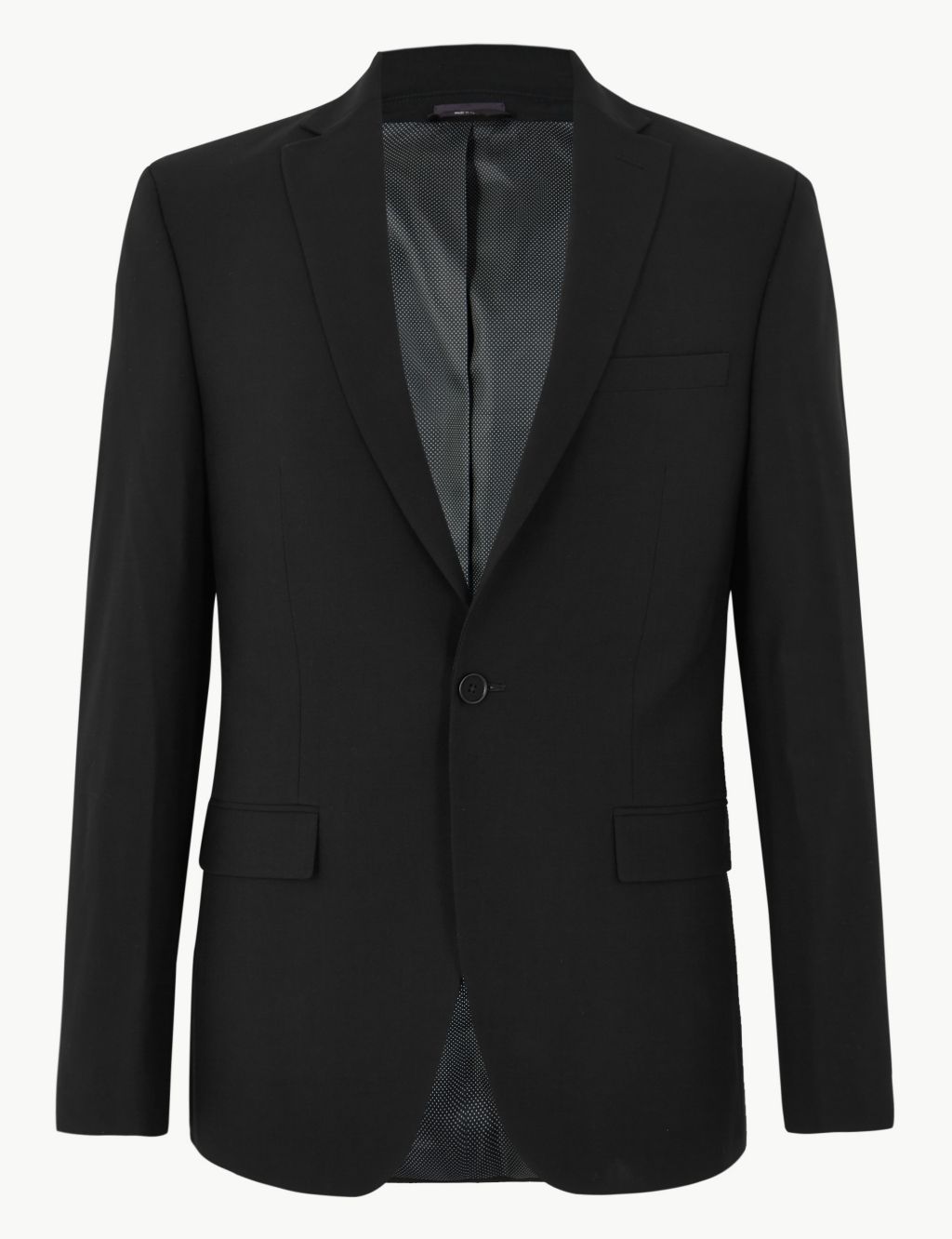 The Ultimate Black Regular Fit Jacket | M&S Collection | M&S