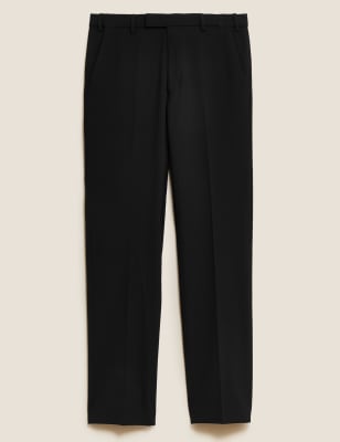 black tailored trousers