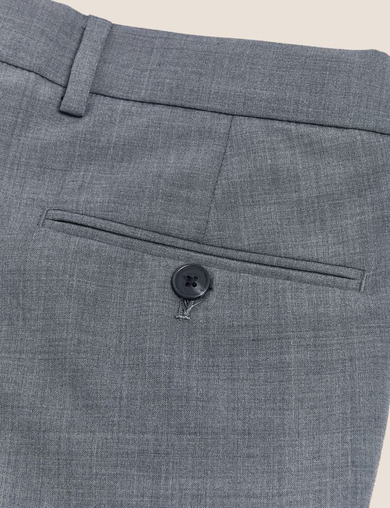 The Ultimate Blue Slim Fit Trousers 7 of 7