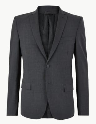 marks and spencer charcoal suit