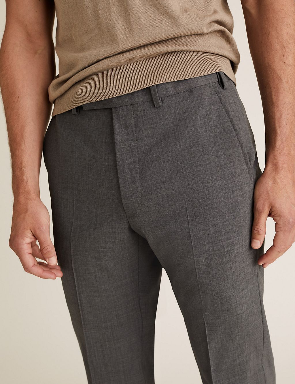 The Ultimate Grey Tailored Fit Trousers 2 of 6