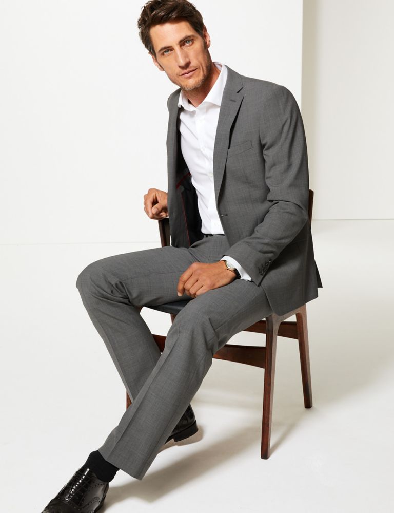 The Ultimate Grey Tailored Fit Trousers 6 of 6