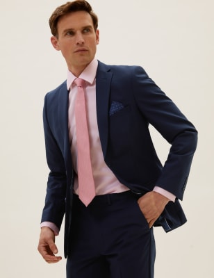 The Ultimate Navy Slim Fit Suit Jacket, M&S Collection