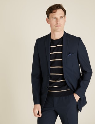 navy tailored jacket