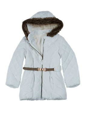 Thermal Belted Quilted Coat with Stormwear™ (1-7 Years) Image 2 of 4