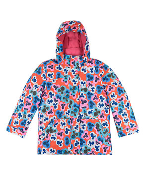 Thermal Daisy Floral Ski Hooded Coat with Stormwear™ (5-14 Years) Image 2 of 6