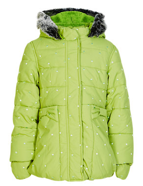 Thermal Embroidered Spotted Coat with Stormwear™ (1-7 Years) Image 2 of 6