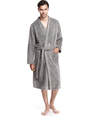 f and f grey dressing gown