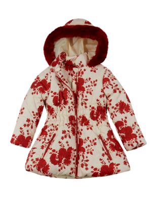 Thermal Floral Padded Coat with Stormwear™ (1-7 Years) Image 2 of 4