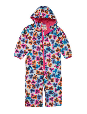 Thermal Hooded Floral Ski All-in-One with Stormwear™ (1-7 Years) Image 2 of 4