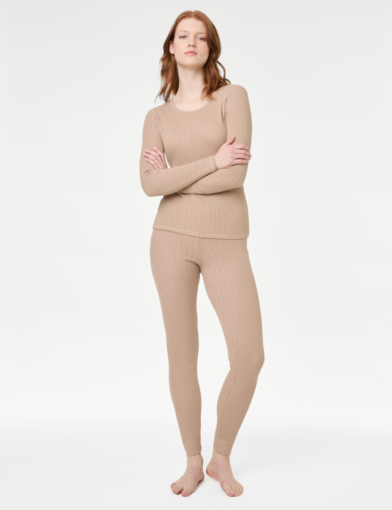 Thermal Pointelle Leggings, M&S Collection