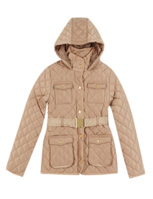 Thermal Quilted & Belted Coat with Stormwear™ Image 2 of 6