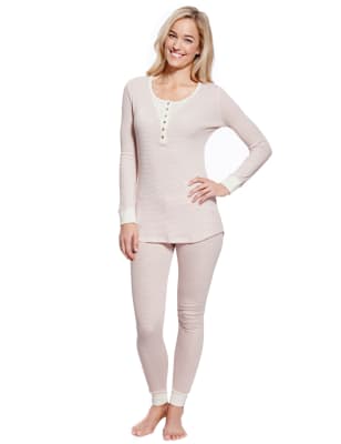 M&S Ladies Thermal Pajama T61/5119 – Saffana