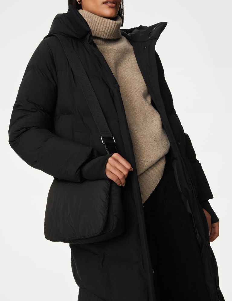 Thermowarmth Hooded Longline Duvet Coat
