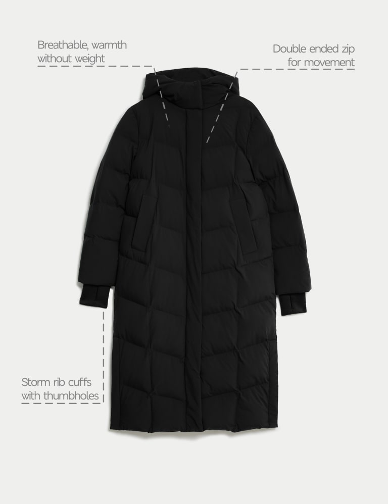 Thermowarmth Hooded Longline Duvet Coat M S Collection M S