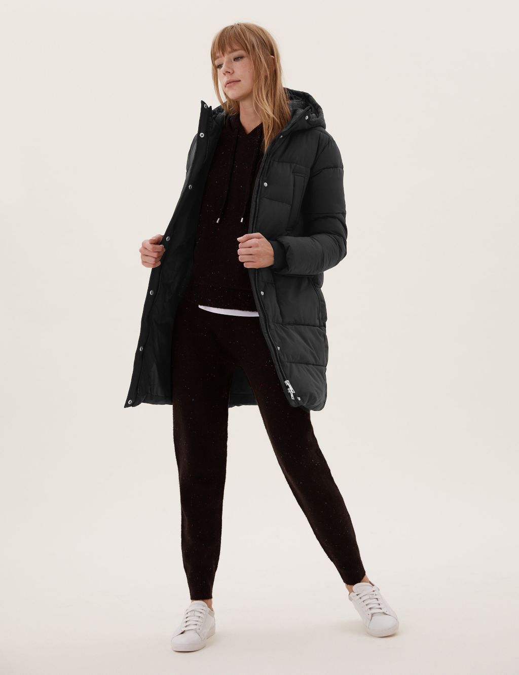 Thermowarmth™ Hooded Puffer Parka Coat | M&S Collection | M&S