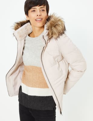 m&s quilted jacket