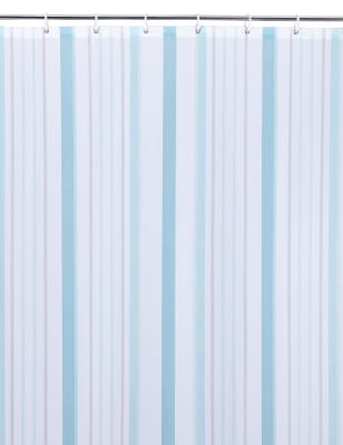 Thin Stripe Nautical Shower Curtains | M\u0026S