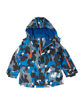 Thinsulate™ Camouflage Print Hooded Coat (1-7 Years) Image 2 of 7