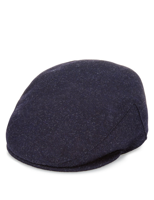 Thinsulate™ Pure Wool Flat Cap with Stormwear™ Image 1 of 1