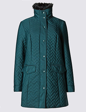 Thinsulate™ Quilted & Padded Coat with Stormwear™ Image 2 of 5