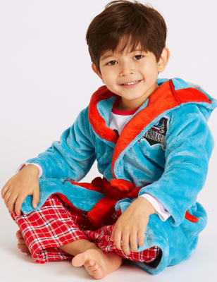 thomas the tank engine dressing gown fleece