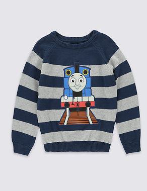 Thomas & Friends™ Pure Cotton Long Sleeve Jumper (1-6 Years) Image 2 of 3