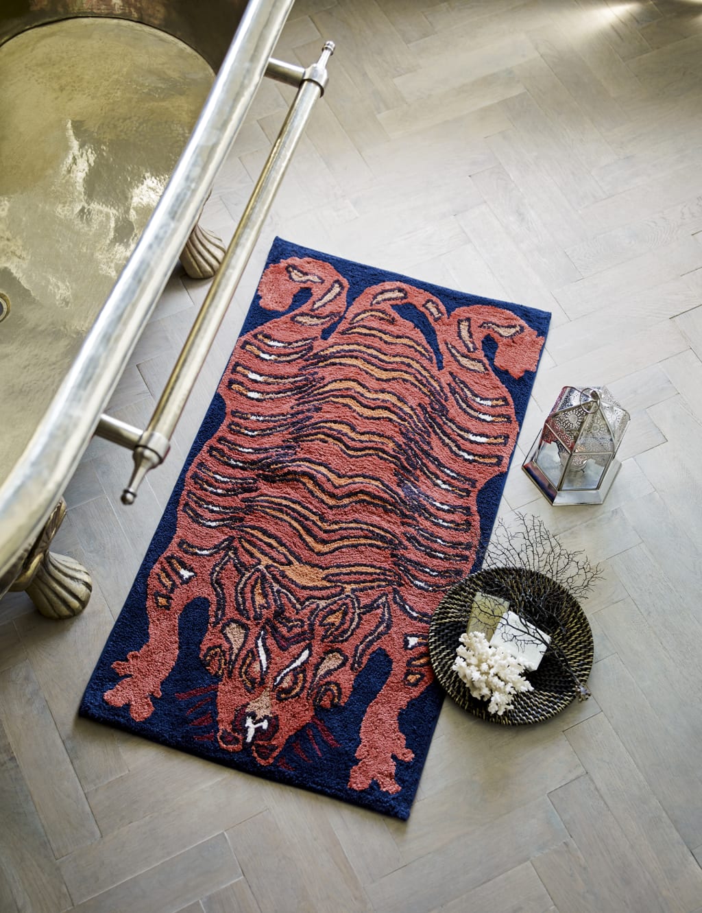 Tibetan Tiger Bath Mat M&S