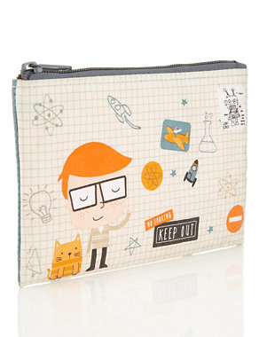Tidy Tom Fabric Pencil Case Image 2 of 3