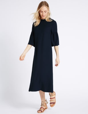 Marks and spencer hot sale tunic midi dress