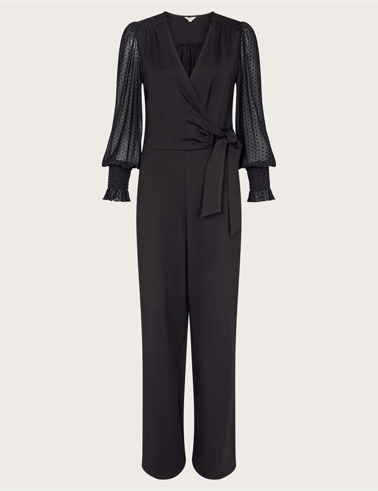 Monsoon black jumpsuit top