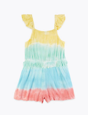 Tie Dye Ombre Playsuit (6-16 Yrs) Image 2 of 4