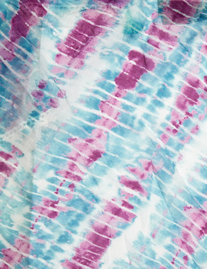 Tie Dye Print Tassel Scarf Image 2 of 3