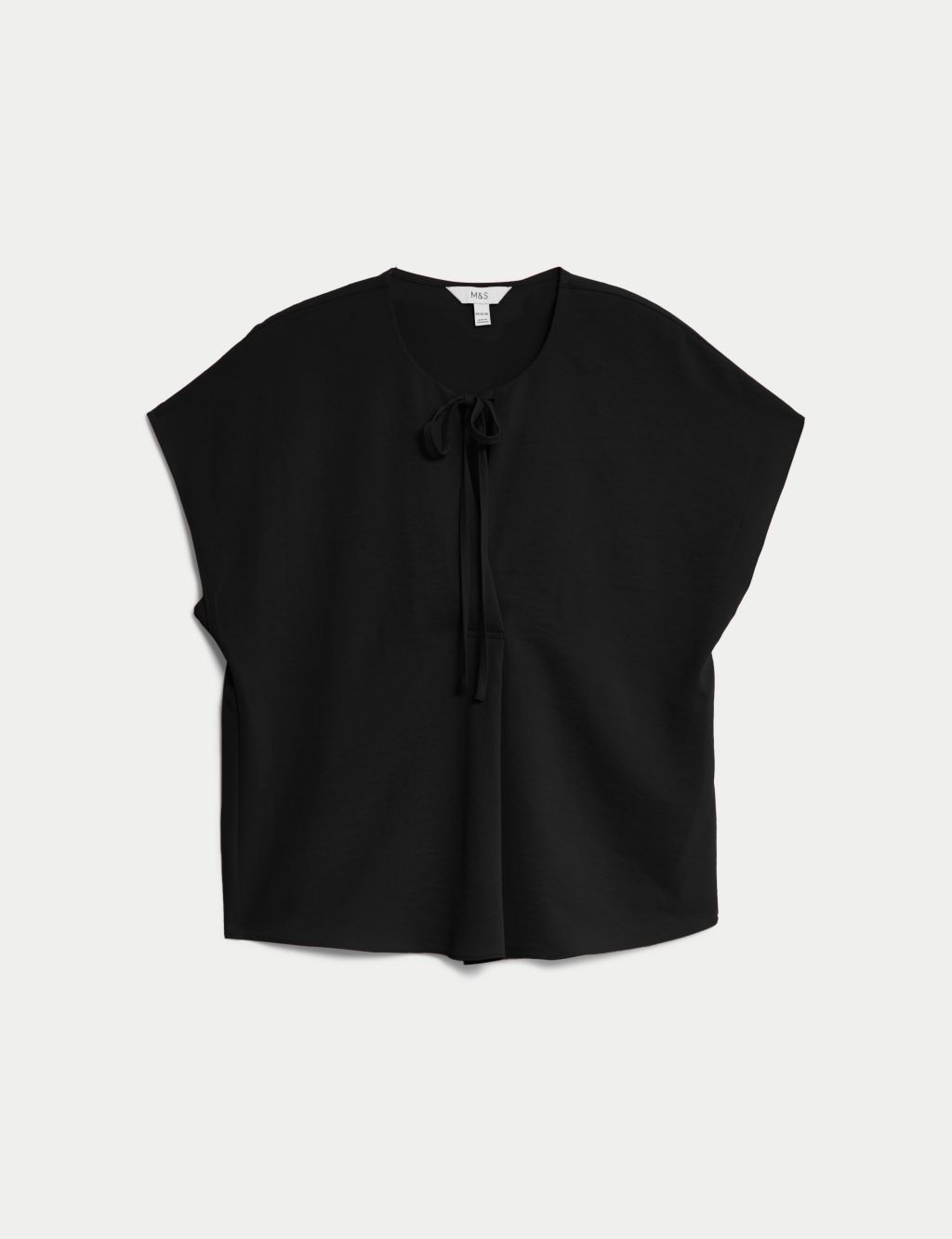 Buy Tie Neck Popover Blouse | M&S Collection | M&S