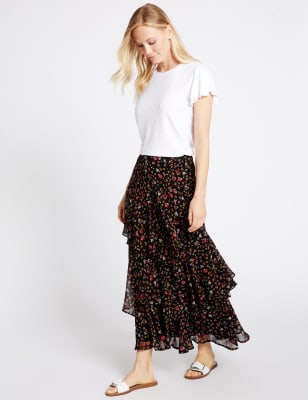 m&s maxi skirt