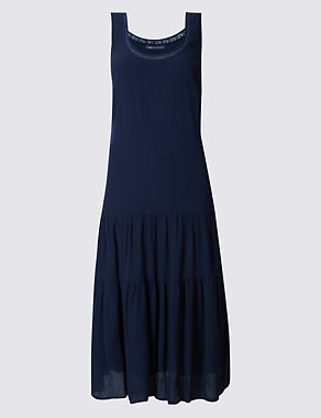 Tiered Midi Dress Image 2 of 3