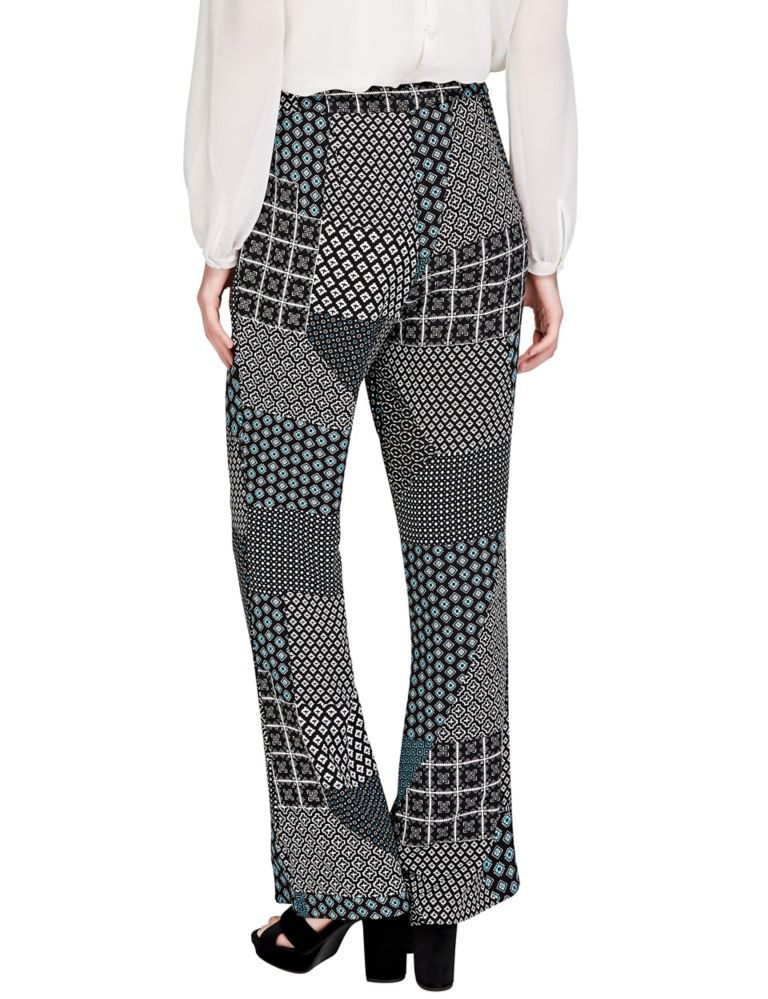Tile Print Flared Trousers 3 of 3
