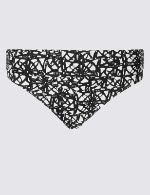 m&s black bikini bottoms